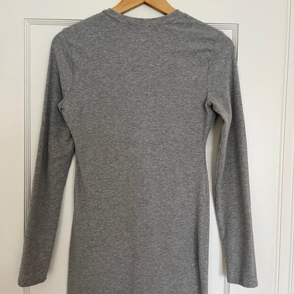 Reformation Henley Long Sleeve Cotton Dress | Size XS - Picture 7 of 8